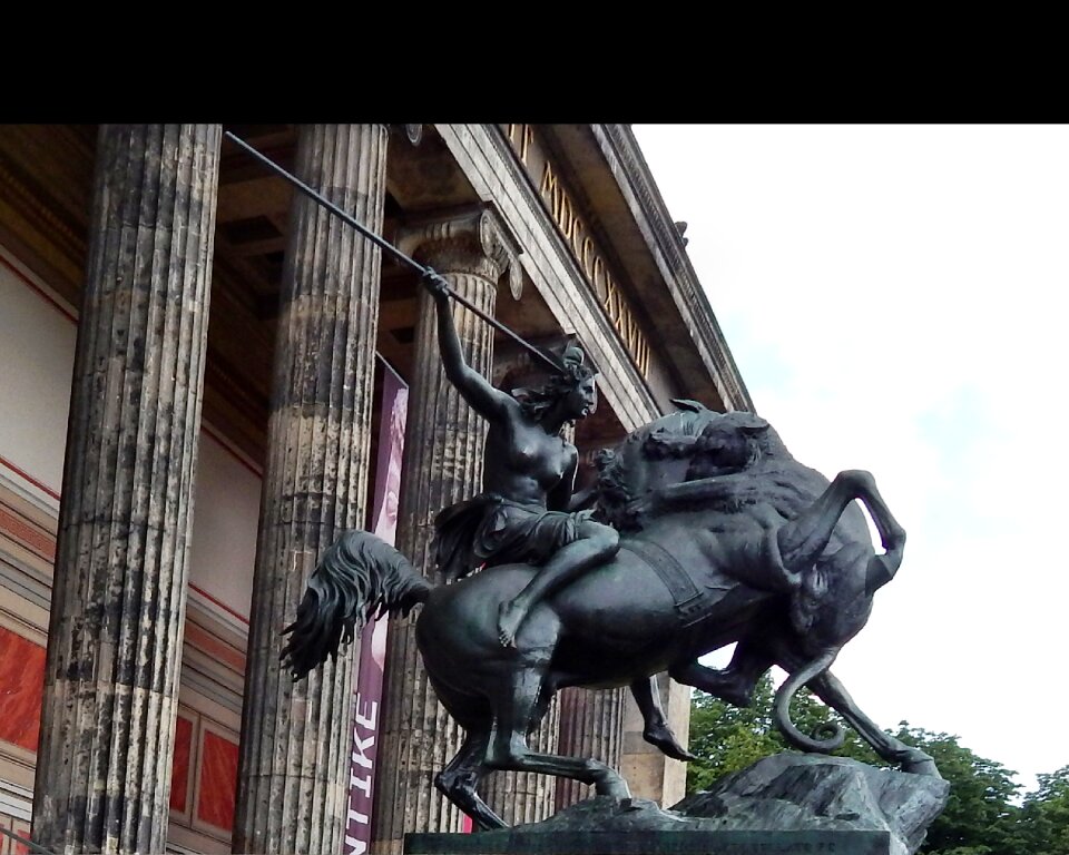 The statue figure monument