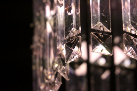 Modern lamp crystal