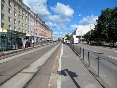 Helsinki tarmac city photo