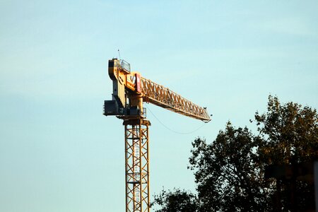 Boom site construction work