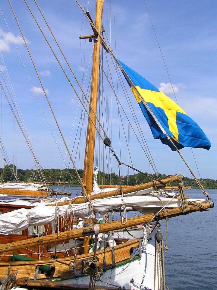 Sailing boat hanse sail rostock