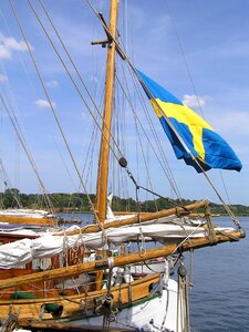 Sailing boat hanse sail rostock