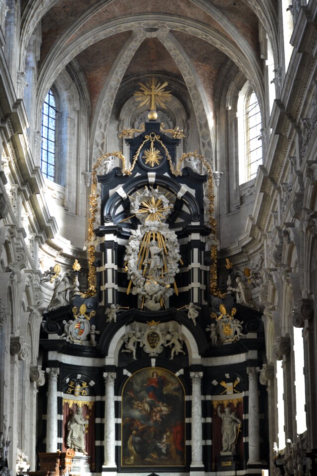 Architecture church abbey of grimbergen