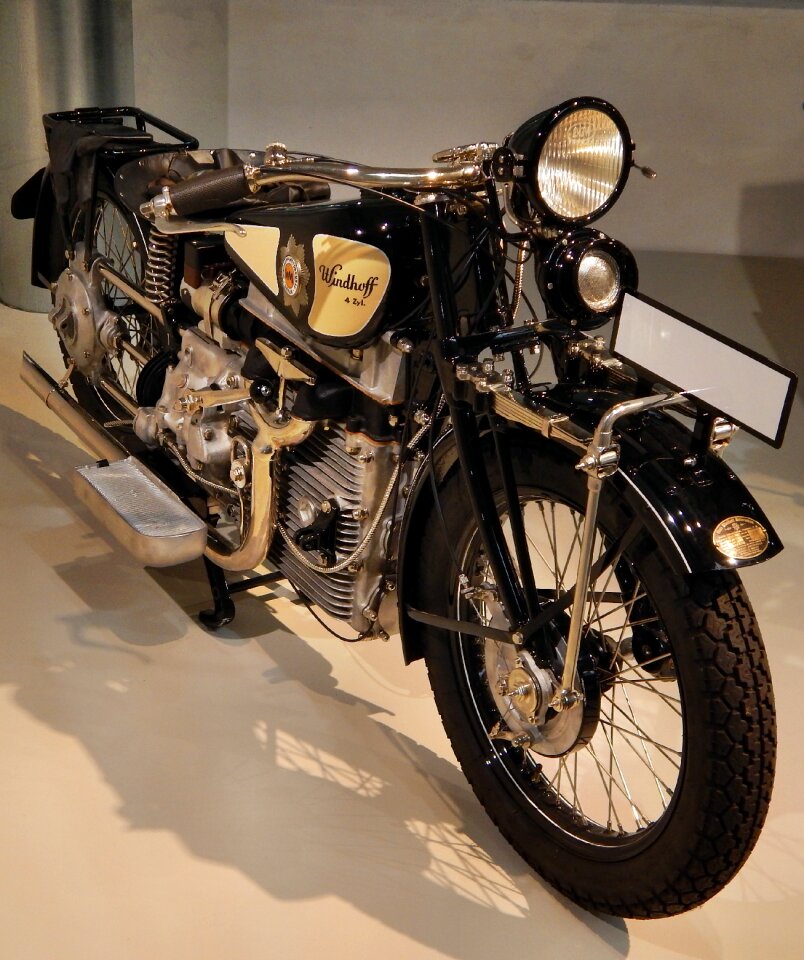 Old motorcycle the vehicle the museum