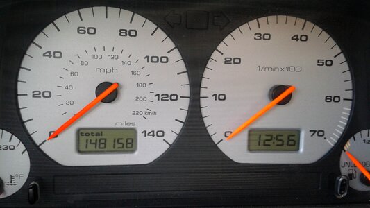 Instrument cluster mileage