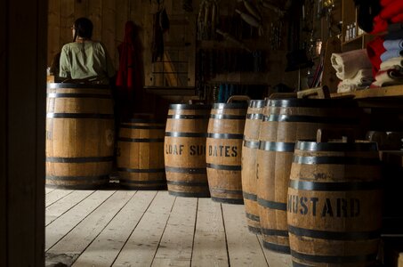 Wooden storage