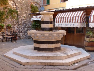 Porto venere fountain tuscany