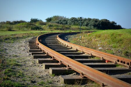 Tracks transport train track photo