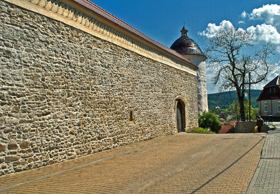 Entrance tower street