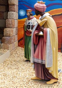 Nativity scene jesus worship