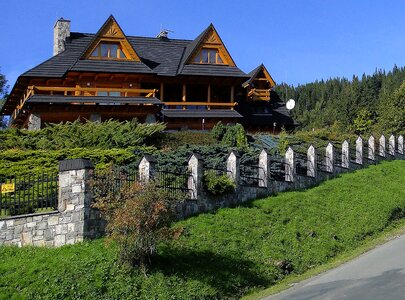 Zakopane style guest superstructure