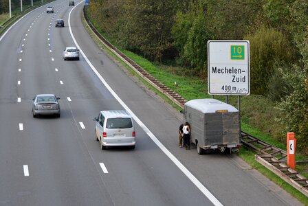 Panne cars highway photo