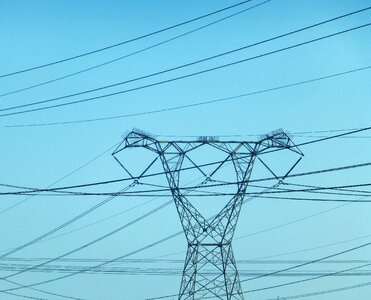 Electricity lines current