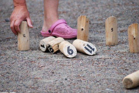 Mölkky game block
