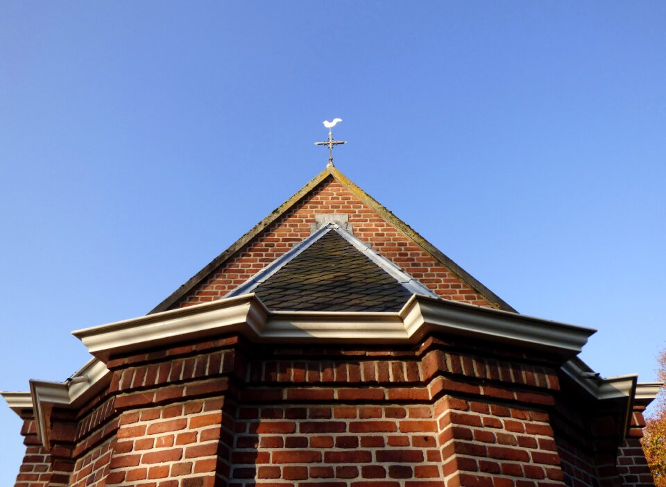 Back church brick wall religion