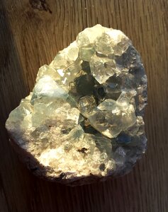 Blue stone mineral photo