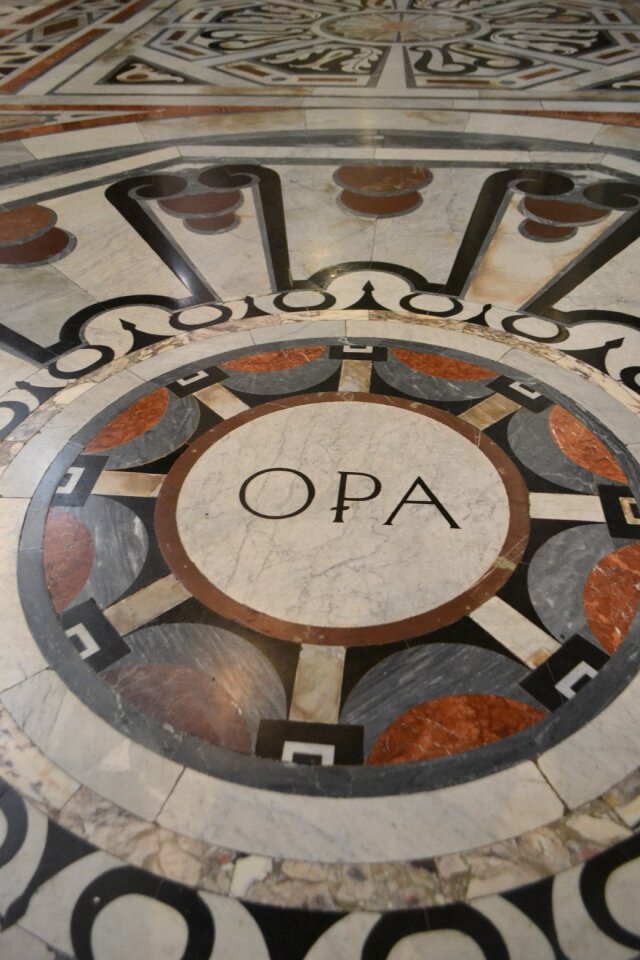 Floor mosaic ornament