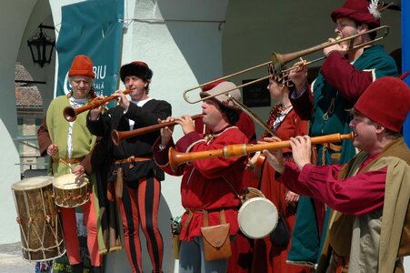 Instruments drums trumpet