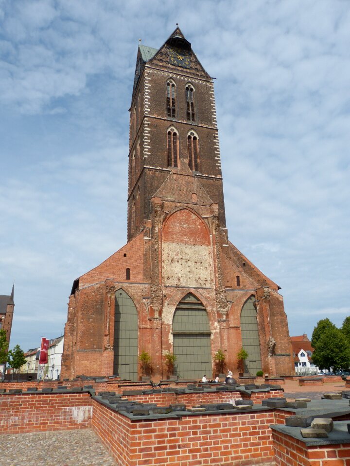 Historic center church ruin
