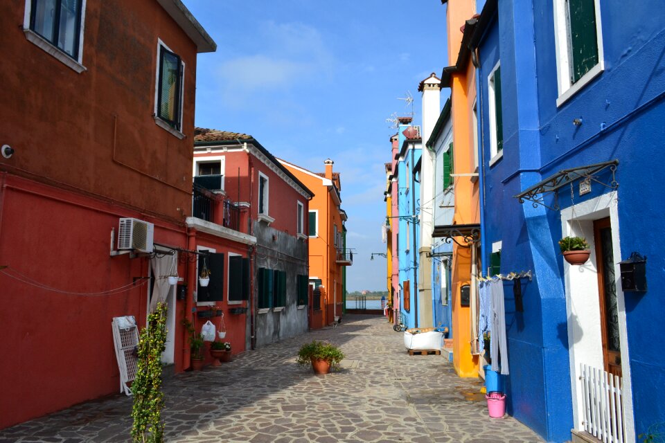 Burano colors colorful houses