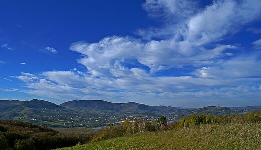 Layered clouds feathery clouds cirrusy