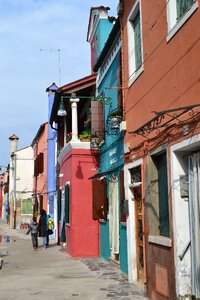 Burano colors colorful houses photo