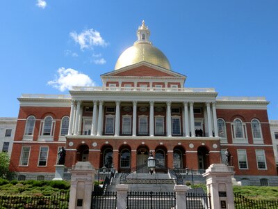 Massachusetts state house gold dome massachusetts photo