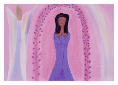 Image painting angel