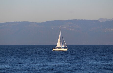 Lake constance sky background photo