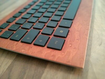 Elegant office wood grain