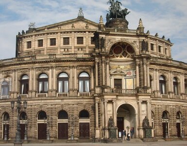 Dresden opera building