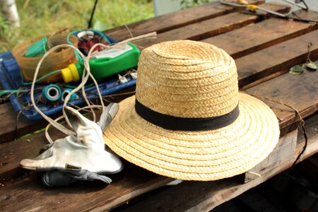 Garden hat straw hat