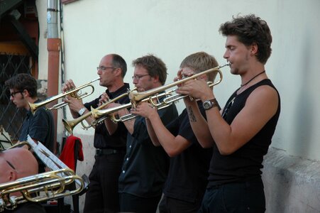 Musical orchestra play