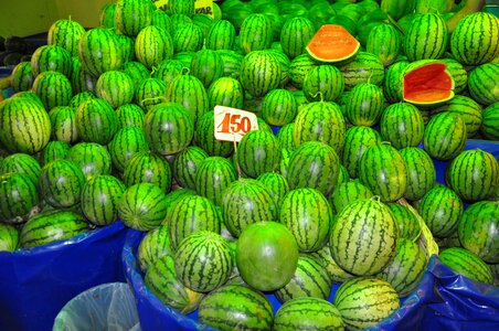 Watermelon fruit marketplace