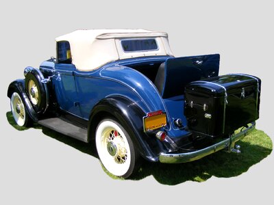 1933 cabriolet vintage photo