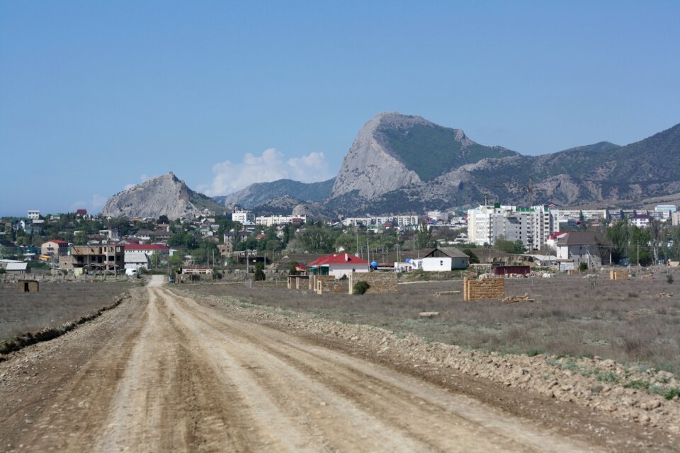 Crimea city sudak and novy svet