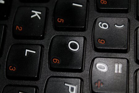 Keyboard letters computer