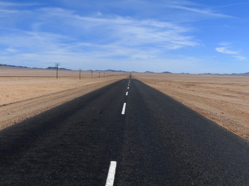 Namibia road landscape