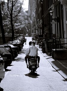 Man drive road