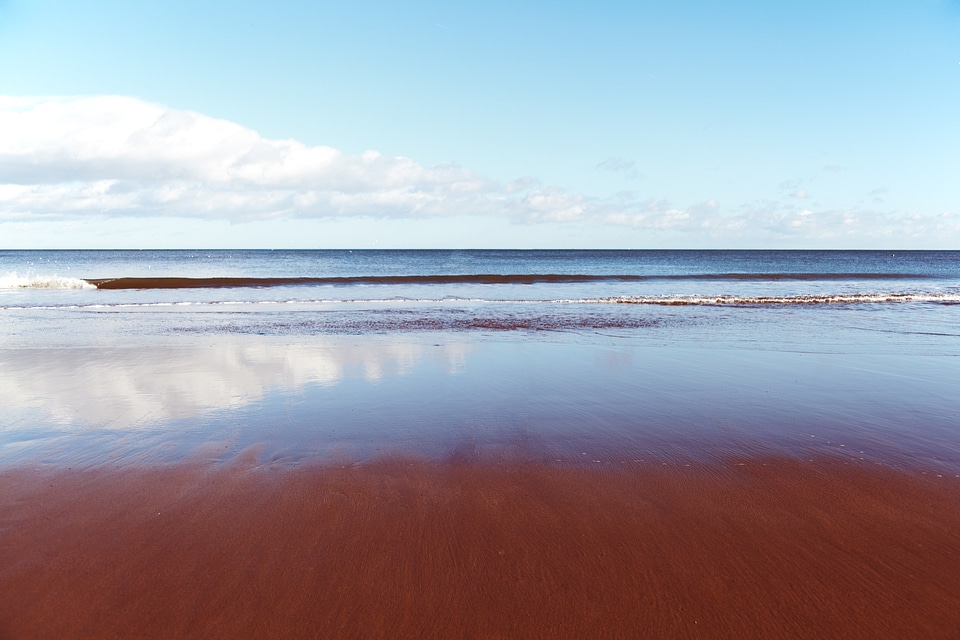 Coast horizon landscape