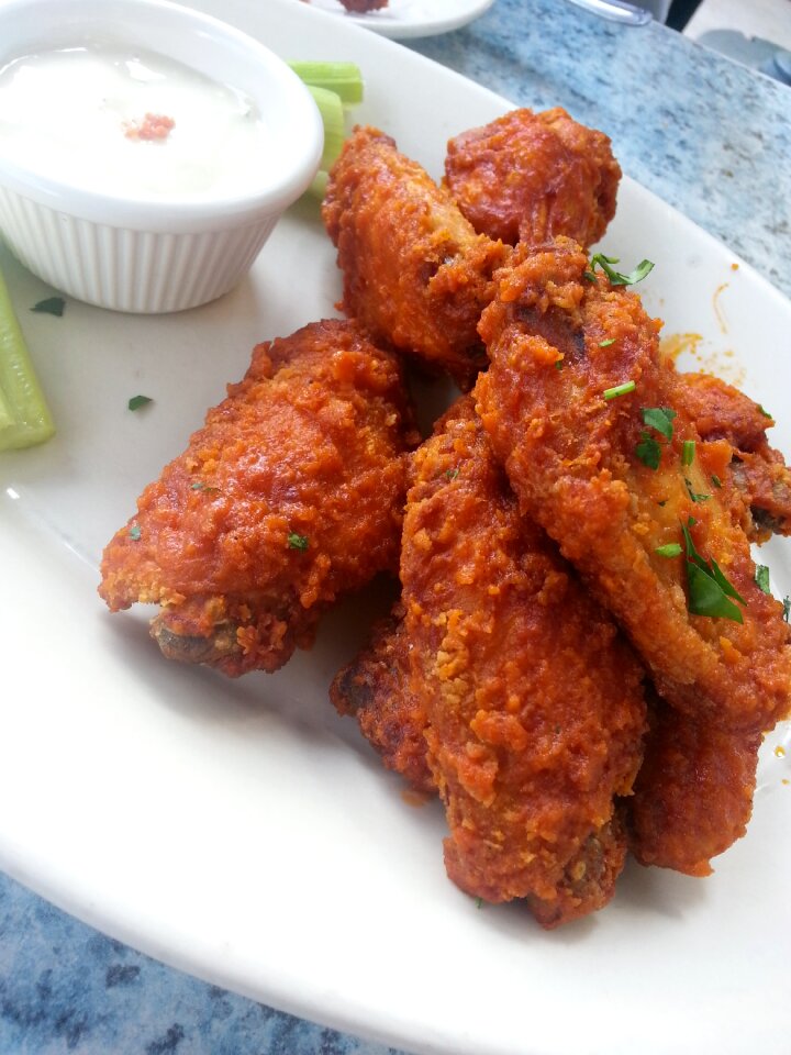 Buffalo wings chicken fry