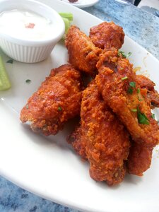 Buffalo wings chicken fry