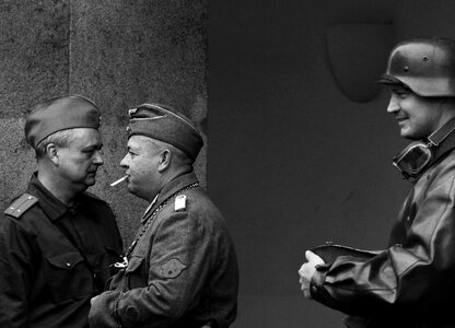 Soldiers cigarette uniforms