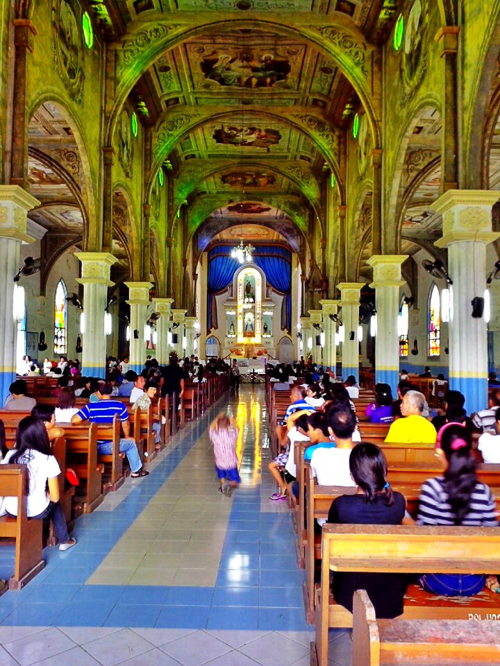 Church sitting male