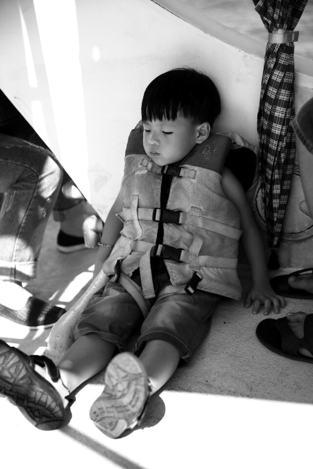Portrait kids black and white