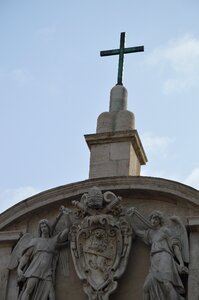 Summer blue sky faith photo