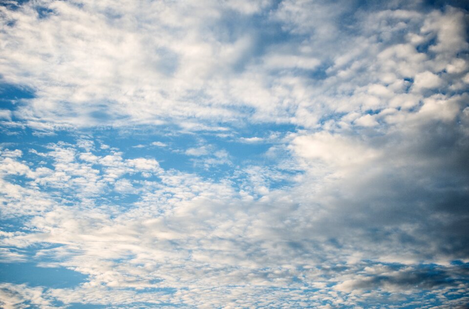 Blue cloudscape