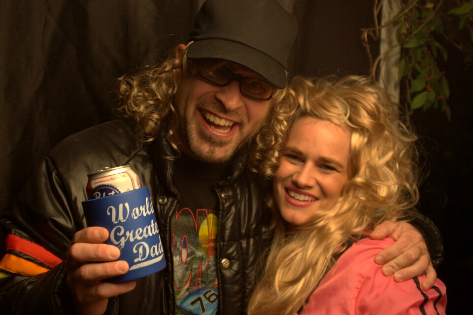 Happy alcohol hillbilly