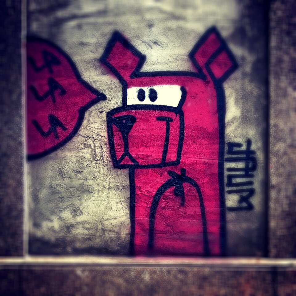 Art urban intervention