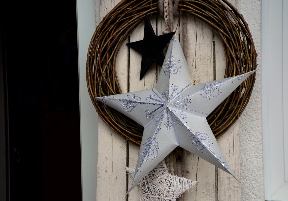 Wood advent christmas spirit